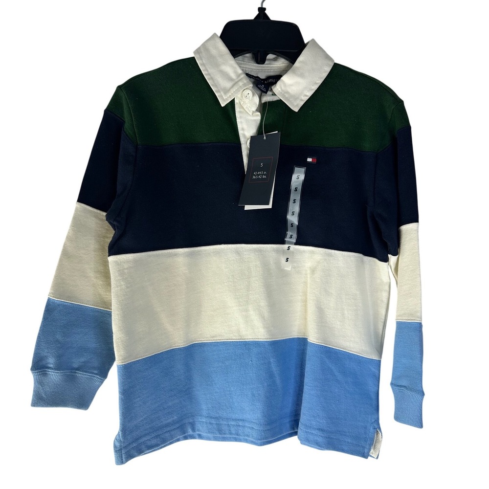 NWT Kids Tommy Hilfiger Long Sleeve Shirt With Collar